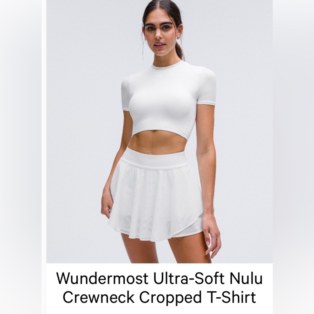 Wundermost Ultra-Soft Nulu Crewneck Cropped T-Shirt